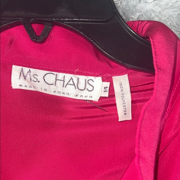 Chaus Magenta Long Sleeve Dress - Picture 5 of 7